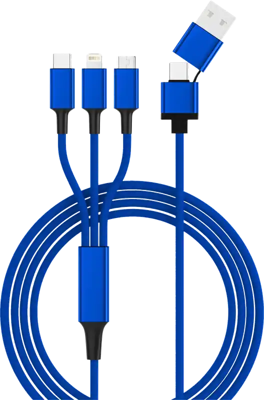 InnTec Hydra ULTRA USB-Kabel 5in1 Farbe Blau Jetzt Kaufen