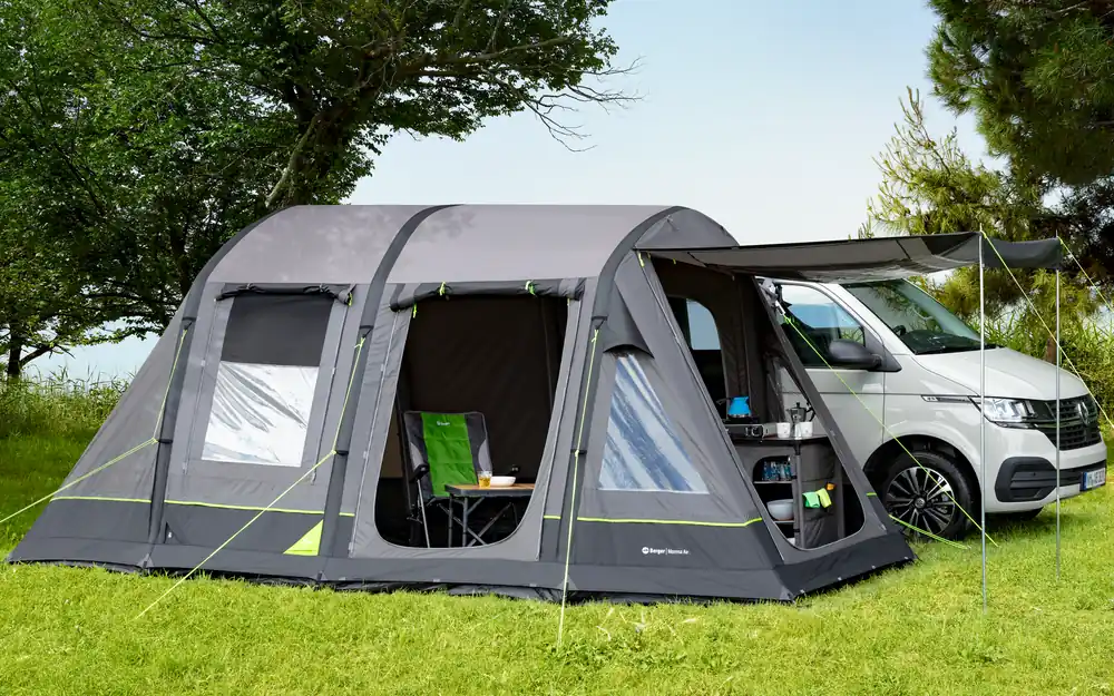 Berger Morena Air Aufblasbares freistehendes Busvorzelt, Anbauhöhe 180 - 220 cm Mega-Angebot