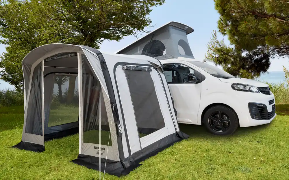 Westfield Zodiac aufblasbares Vorzelt für Fahrzeuge mit Anstellhöhen von 180 bis 270 cm Rabatt