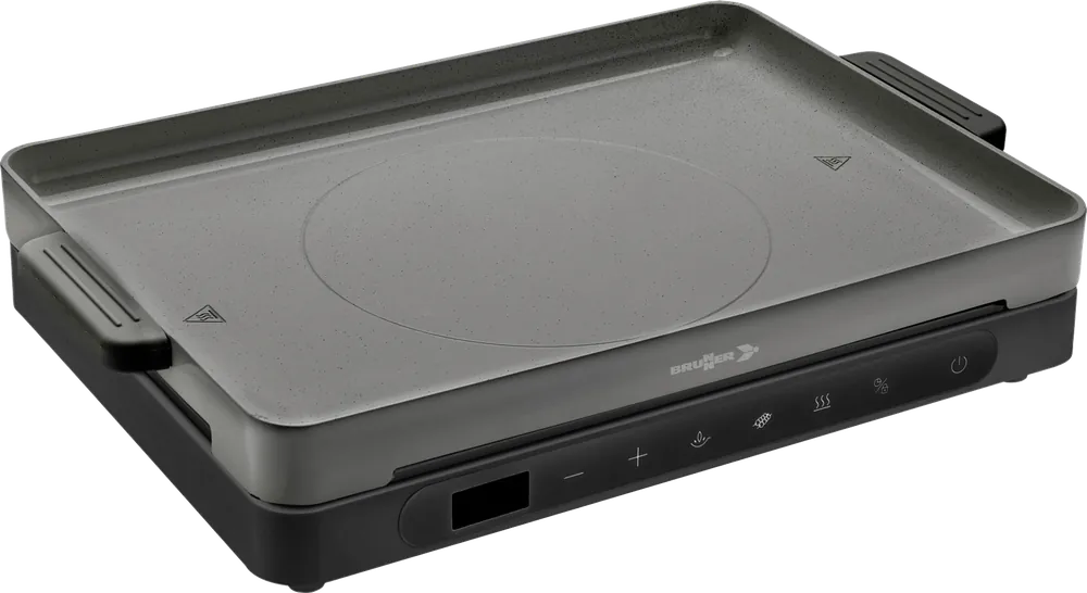 Direkt Vom Hersteller Brunner Hot Point Induction Grill Elektroherd / Grill tragbar mit Induktionskochfeld 2000 W