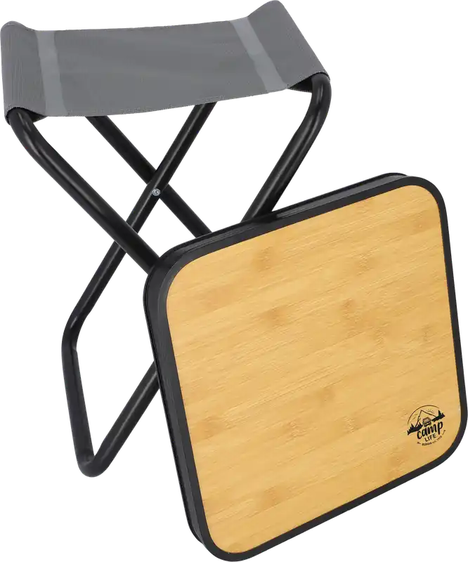 Geprüft Camplife Cagliari Klapphocker mit Tischplatte 36 x 35 cm