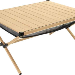 Camplife Tavira Alu-Rolltisch Bambusoptik 89 x 70 cm Solange Der Vorrat Reicht