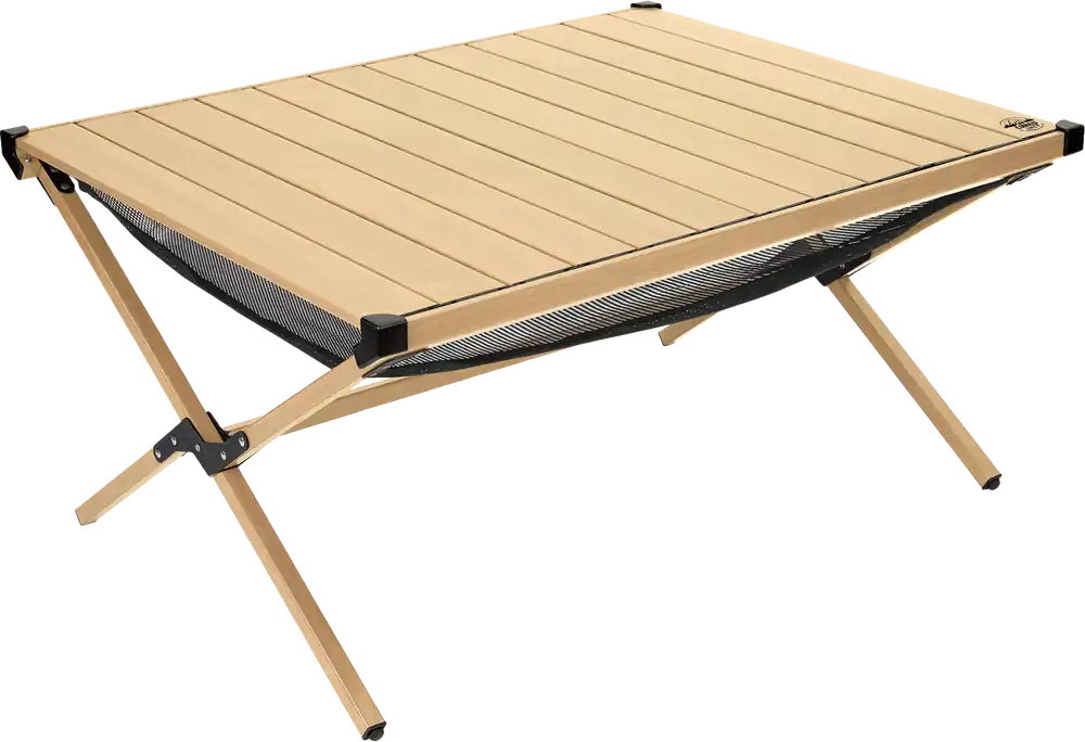 Camplife Tavira Alu-Rolltisch Bambusoptik 89 x 70 cm Solange Der Vorrat Reicht