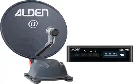 Alden Onelight@ 60 HD EVO vollautomatische Satellitenanlage inkl. S.S.C. HD-Steuermodul und LTE Antenne Begrenztes Angebot