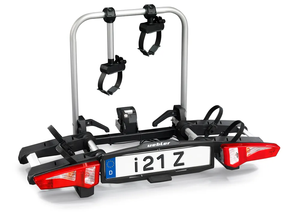 Uebler i21 Z Kupplungsträger für 2 Fahrräder auf der Anhängerkupplung, E-Bike geeignet Must-Have