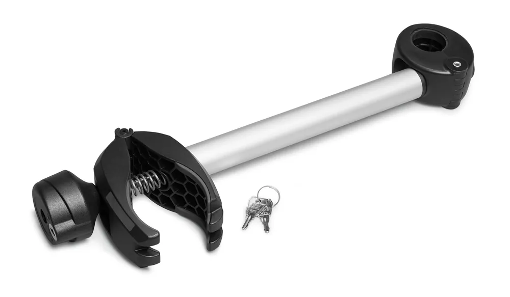 Sonderangebot Uebler Abstandshalter 2. Fahrrad längere Ausführung abschließbar für Kupplungsträger