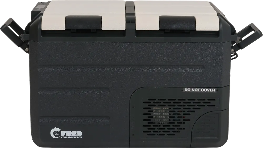 Zertifiziert Eurom Double Fred Kompressor Kühlbox Dual Zone mit Tiefkühlfunktion 12/24/230V 38 Liter