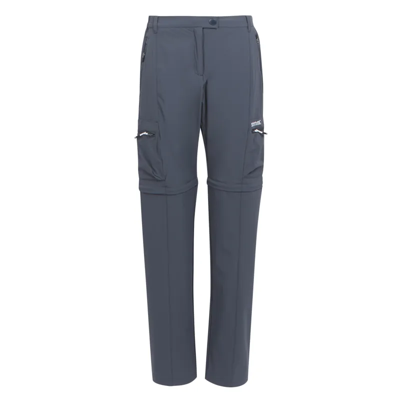 Markenware Regatta Women’s Travel Light Z/O Packaway Trousers Damen Zip-Hose