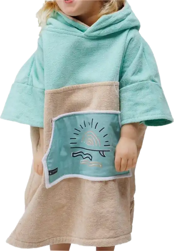 Wave Hawaii Cotton Velours Dropsi Kinder Ponchini Bestseller