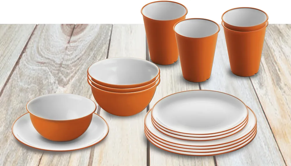 Omada Essgeschirrset mit Müslischüssel 16 teilig Neue Kollektion