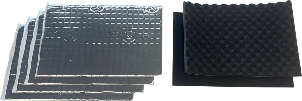Geprüft Pioneer CA-SI-UNI.001 Dämmung / Türdämmung bestehend aus 4 Platten Alubutyl / 1 Absorber / 1 Isolator