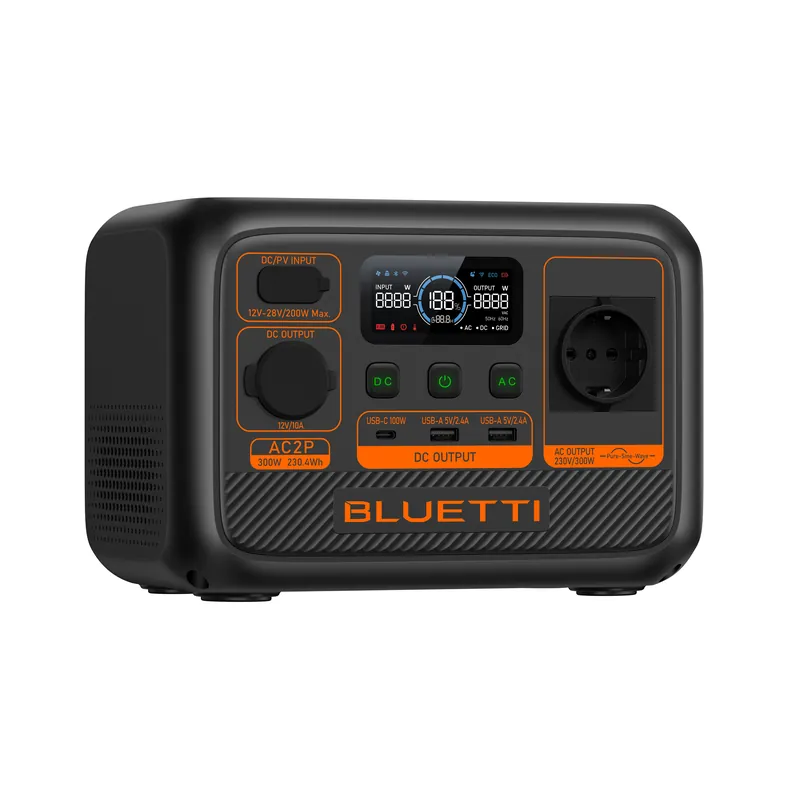 Bluetti AC2P-Black-EU tragbare Powerstation 300 W Zertifiziert