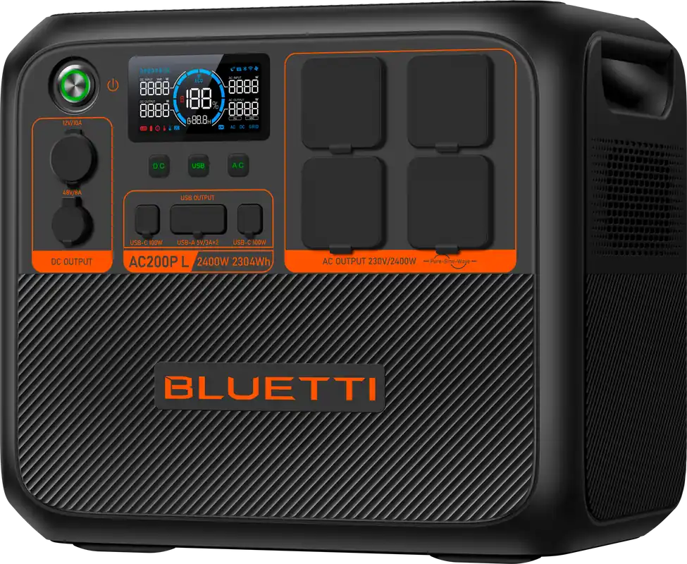 Bluetti AC200P L-Black-EU tragbare Powerstation 1250 W Jetzt Kaufen