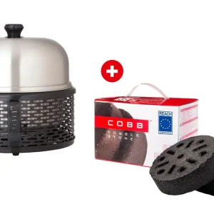 COBB Kohle Grill Pro Black + 6 Grillbriketts gratis Bestpreis
