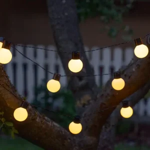 Berger Balls Solar-Lichterkette 20 LED-Kugeln (Länge 7 m) Markenprodukt