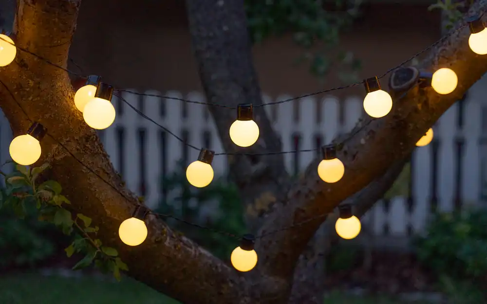 Berger Balls Solar-Lichterkette 20 LED-Kugeln (Länge 7 m) Markenprodukt