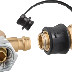 GOK Steckkupplung-Set Typ SKU-QR zum Verbinden von Schlauchleitungen mit mobilen Gasgeräten G 1/4 LH-KN auf SKU und STN x G 1/4 LH-ÜM 90° Letzte Chance