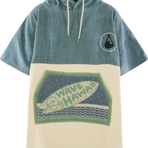Wave Hawaii Cotton Velours Curitiba Unisex Poncho Preiswert
