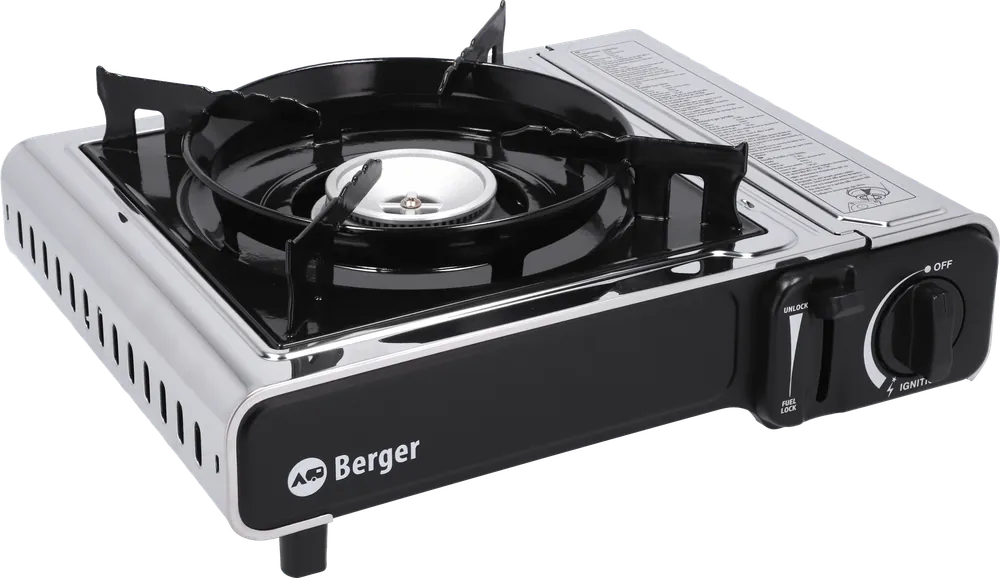 Berger Stromboli Kartuschenkocher, Gaskocher mit Koffer 2.200 W Super-Preis