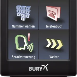 Bury Freisprecheinrichtung CC 9056 Plus mit Bluetooth und Touchscreen Preisknaller
