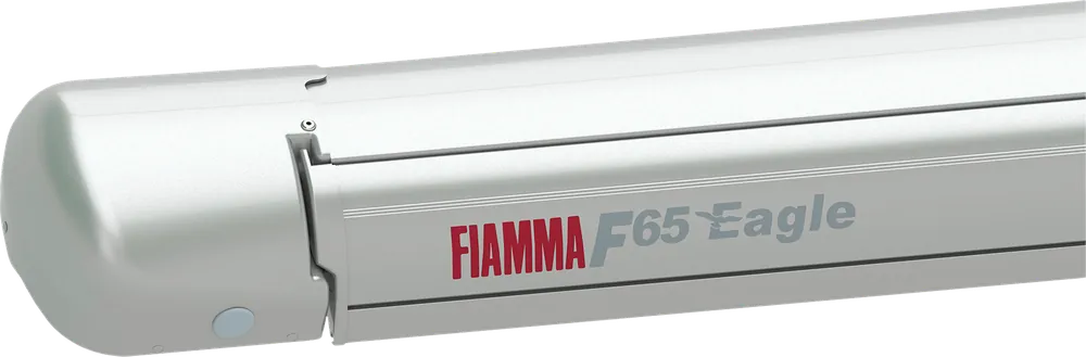 Fiamma F65eagle 400 Markise mit Motor Tuchfarbe Royal Grey 420 cm Gehäusefarbe Titanium Sonderaktion