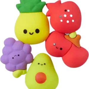 Abverkauf Crocs Jibbitz Squish Fruits Schuhanstecker 5er Pack