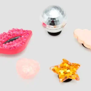 Knallerangebot Crocs Jibbitz Disco Girlie Schuhanstecker 5er Pack