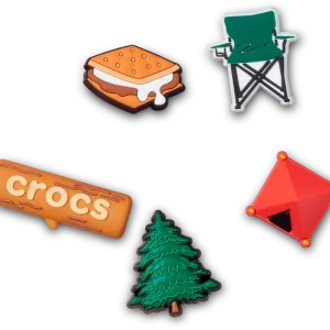 Neuheit Crocs Jibbitz Gone Caming Schuhanstecker 5er-Pack