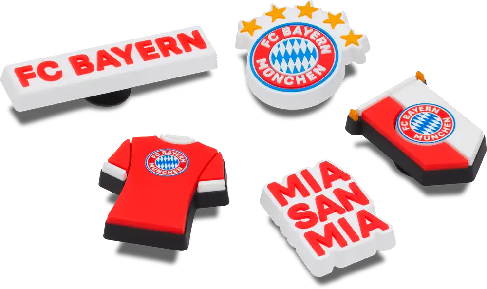 Crocs Jibbitz Bayern FC Schuhanstecker 5er Pack Bestseller