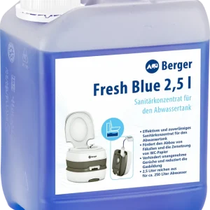 Abverkauf Berger Fresh Blue Sanitärkonzentrat für den Abwassertank