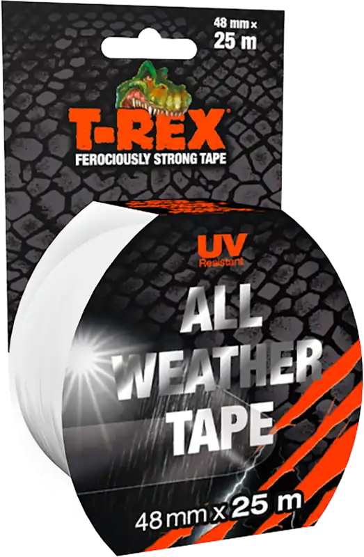 Nur Heute T-Rex All Weather Tape für zuverlässige Reparaturen 25 Meter transparent