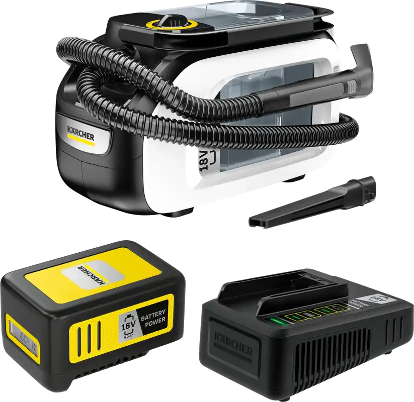 Markenware Kärcher Akku-Waschsauger SE 3-18 Compact Home Battery Set inklusive Akku / Ladegerät