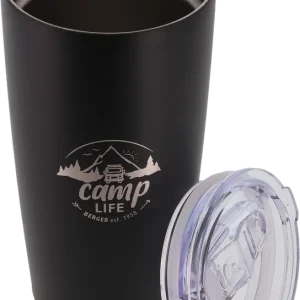Camplife Edelstahl Thermo-Kaffeebecher 600 ml matt Neu