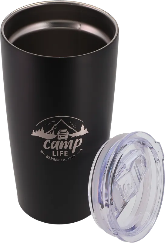 Camplife Edelstahl Thermo-Kaffeebecher 600 ml matt Neu
