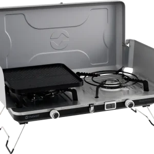Günstig Outwell Kartuschen Gaskocher Merapi Pro Duo Deluxe mit 2 Kochstellen / 6000 W
