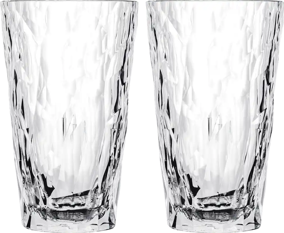 Rabatt Koziol Longdrink Superglas CLUB No. 6 300 ml 2er Set crystal clear
