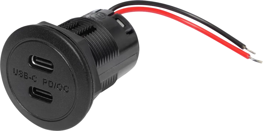 Echt ProCar Power USB-C Doppelsteckdose mit Power Delivery und Quick Charge