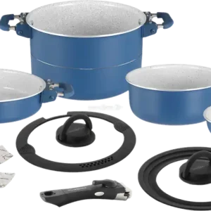 Brunner Carezza Magnetogrip 7+1 Kochtopfset mit Vacublock 8-tlg. Nur Heute