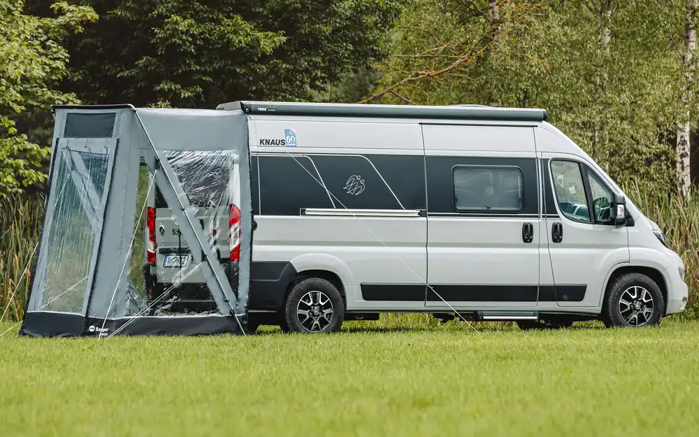 Schnäppchen Berger Arrezo Heckzelt für Bus & Kastenwagen, Anbauhöhe 255 - 270 cm