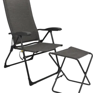 Camptime Klappstuhlset Allia mit Klappstuhl und Beinauflage Preisreduziert