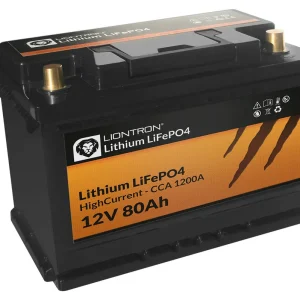 Liontron Lithium-Akku HighCurrent Hochstromfähig 12,8 V / 80 Ah / CCA 1200 A Neue Kollektion