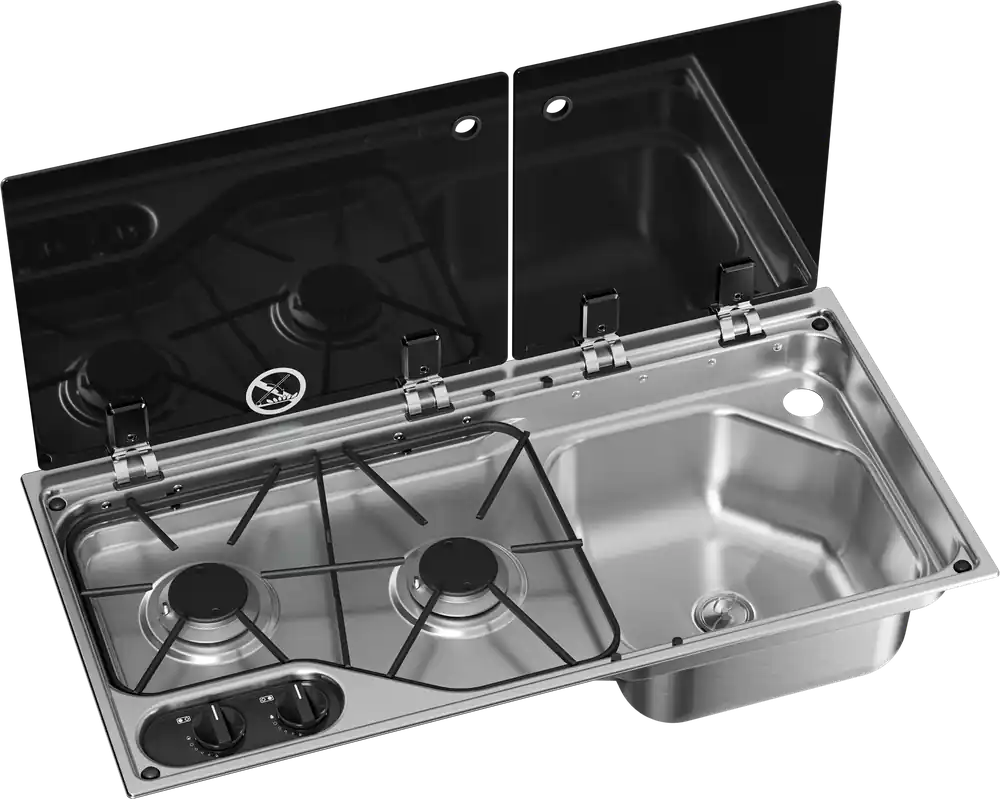 Geprüft Dometic Kochfeld-Spüle-Kombination CVC1700G