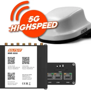 Letzte Chance Selfsat 5G Cat 19 WiFi 6 WLAN Router MWR 6550 bis 3,4 Gbps inkl. 5G Antenne
