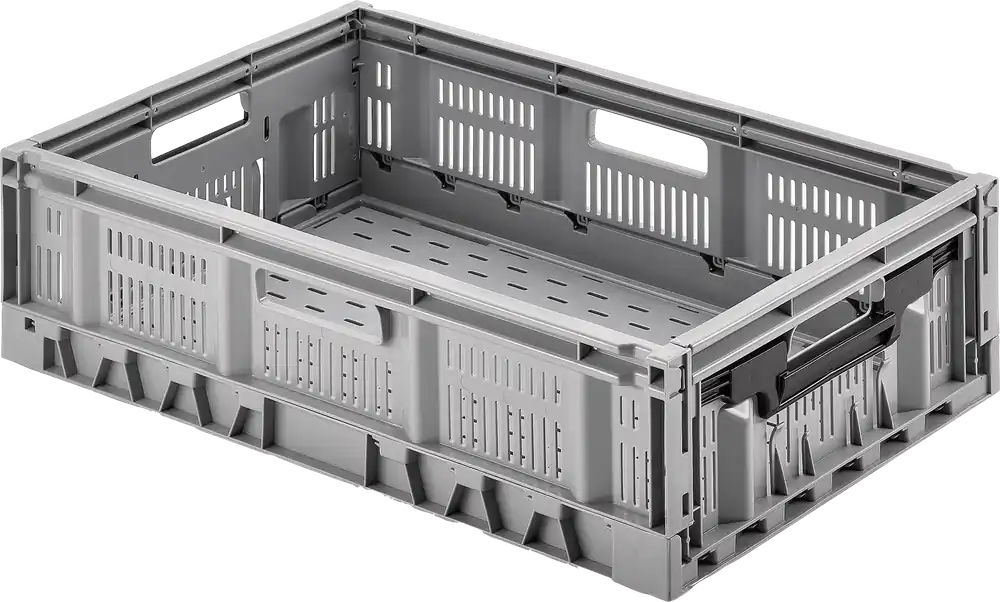 Versand Am Gleichen Tag Ringoplast Klappbox KB-617 hellgrau 60 x 40 x 17 cm