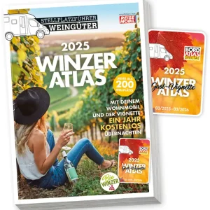 Stellplatzführer Weingüter Winzeratlas 2025 Geprüft