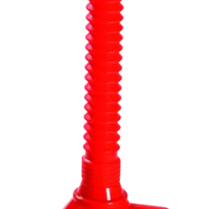 Neue Ware IWH Trichter mit Handgriff mit Sieb und flexiblem Schlauch Ø 160 mm / rot