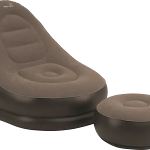 Kracherpreis Easy Camp aufblasbarer Sessel mit Fußablage Maple Lounge Set 2 teilig