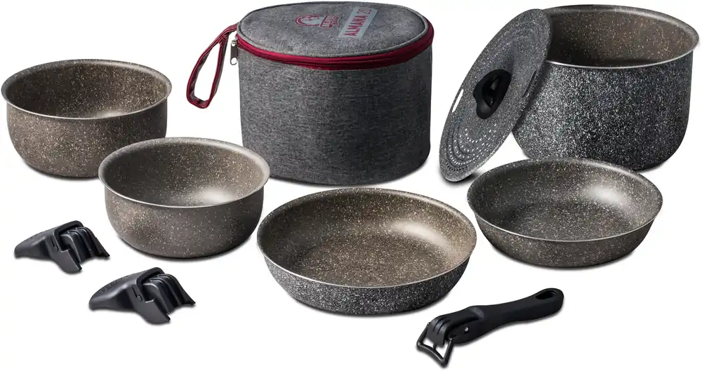 Neue Kollektion Beaver Brand Kochset 10-teilig Almana20 Evo