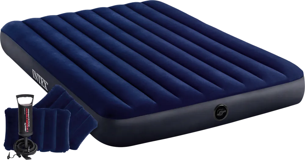 Intex doppel Luftbett Standard Classic Downy Queen Set 3 teilig 203 x 152 x 25 cm Angebot