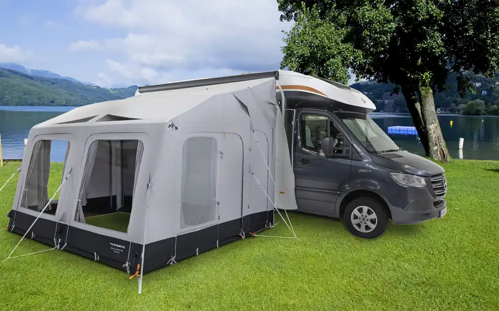 Markenprodukt Dometic Rally Air Tour Aufblasbares Drive Away Vorzelt für Anbauhöhe 220-300 cm